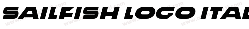 Sailfish Logo Italic字体转换